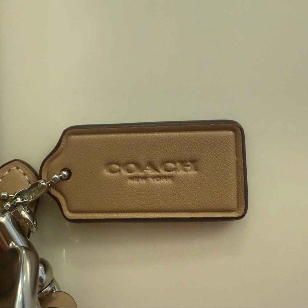 Coach Beige Signature Crossbody Bag - Picture 5 of 7